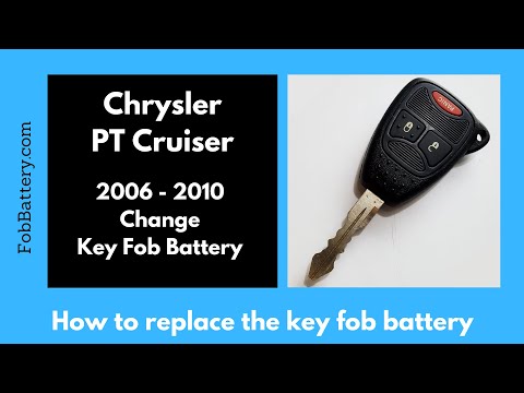 Chrysler PT Cruiser Key Fob Battery Replacement (2006 - 2010)