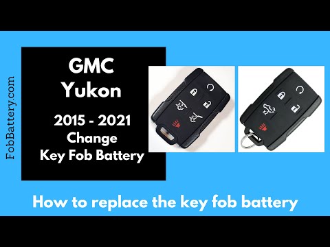 GMC Yukon Key Fob Battery Replacement (2015 - 2021)