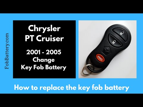 Chrysler PT Cruiser Key Fob Battery Replacement (2001 - 2005)
