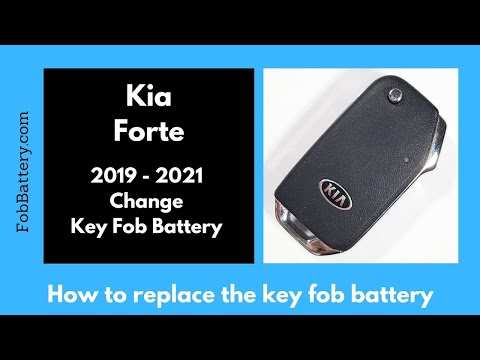 Kia Forte Key Fob Battery Replacement (2019 - 2021)