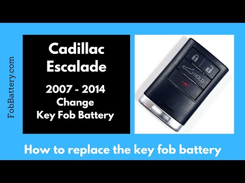 Cadillac Escalade Key Fob Battery Replacement (2007 - 2014)
