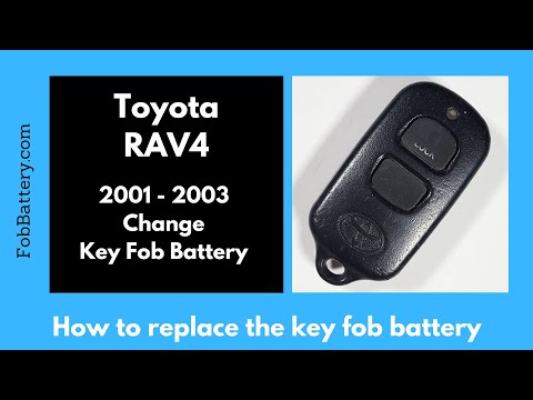 Toyota RAV4 Key Fob Battery Replacement (2001 - 2003)