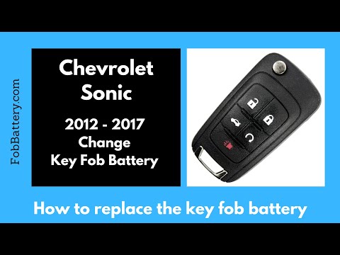 Chevrolet Sonic Key Fob Battery Replacement (2012 - 2017)