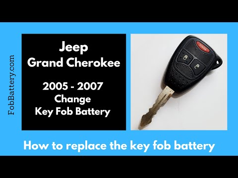 Jeep Grand Cherokee Key Fob Battery Replacement (2005 - 2007)