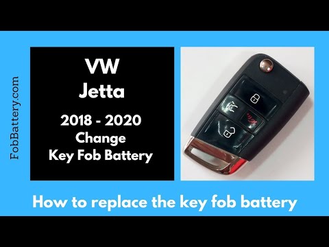Volkswagen Jetta Key Fob Battery Replacement (2018 - 2020)