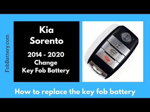 Kia Sorento Key Fob Battery Replacement (2014 - 2020)