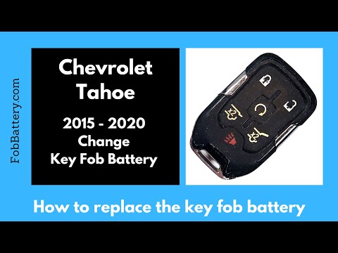Chevrolet Tahoe Key Fob Battery Replacement (2015 - 2020)