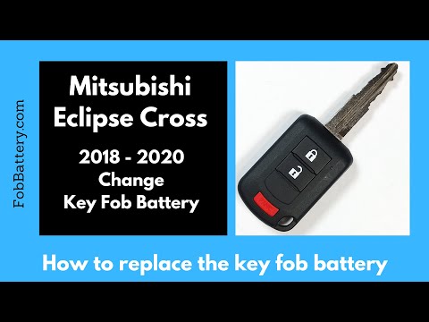 Mitsubishi Eclipse Cross Key Fob Battery Replacement (2018 - 2020)