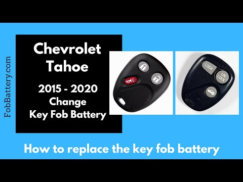 Chevrolet Tahoe Key Fob Battery Replacement (2015 - 2020)