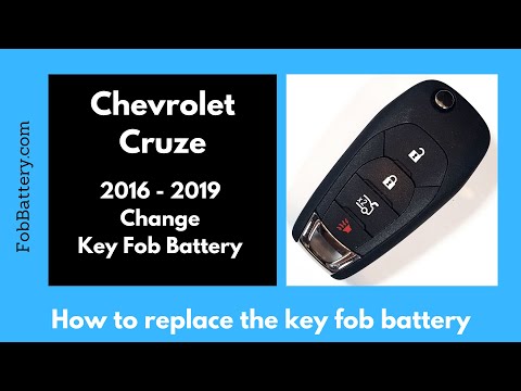 Chevrolet Cruze Key Fob Battery Replacement (2016 - 2019)