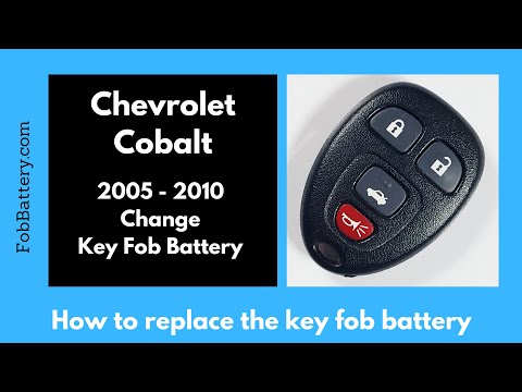 Chevrolet Cobalt Key Fob Battery Replacement (2005 - 2010)