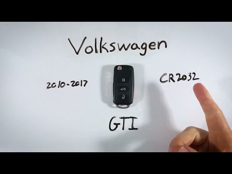 Volkswagen GTI Key Fob Battery Replacement (2010 - 2017)
