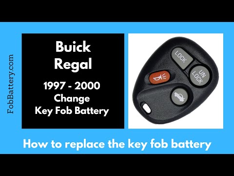 Buick Regal Key Fob Battery Replacement (1997 - 2000)