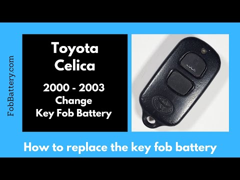 Toyota Celica Key Fob Battery Replacement (2000 - 2003)