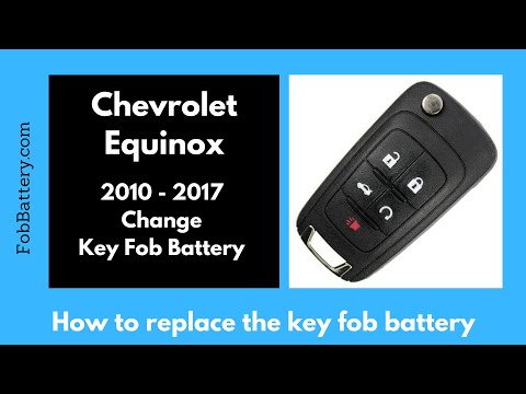 Chevrolet Equinox Key Fob Battery Replacement (2010 - 2017)