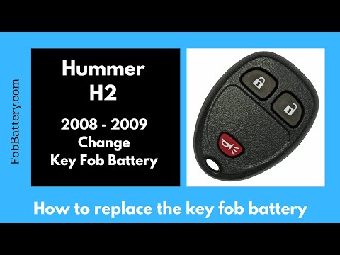 Hummer H2 Key Fob Battery Replacement (2008 - 2009)