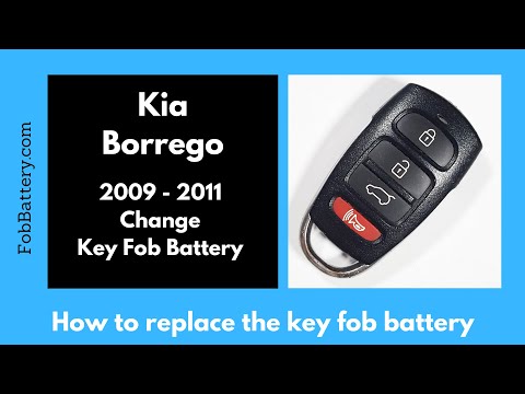 Kia Borrego Key Fob Battery Replacement (2009 - 2011)
