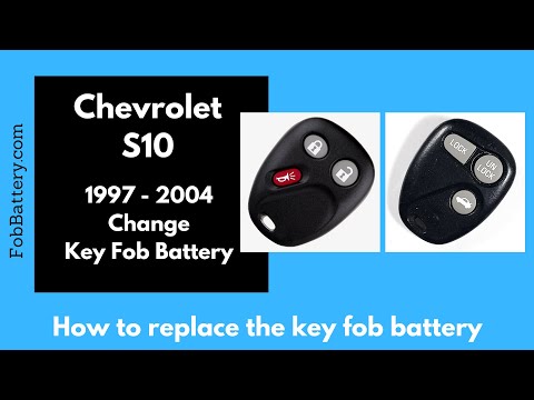 Chevrolet S10 Key Fob Battery Replacement (1997 - 2004)