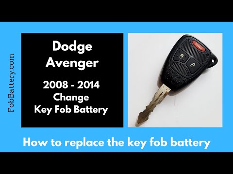 Dodge Avenger Key Fob Battery Replacement (2008 - 2014)
