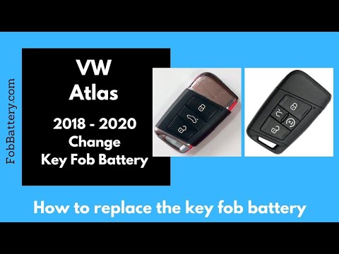 Volkswagen Atlas Key Fob Battery Replacement CHROME (2018 - 2020)