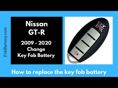 Nissan GT-R Key Fob Battery Replacement (2009 - 2020)