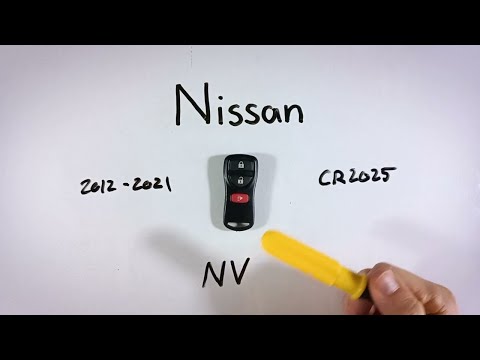 Nissan NV Key Fob Battery Replacement (2012 - 2021)