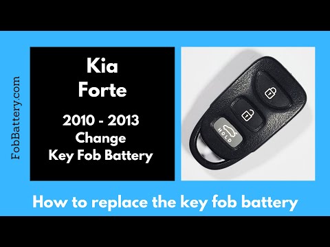 Kia Forte Key Fob Battery Replacement (2010 - 2013)