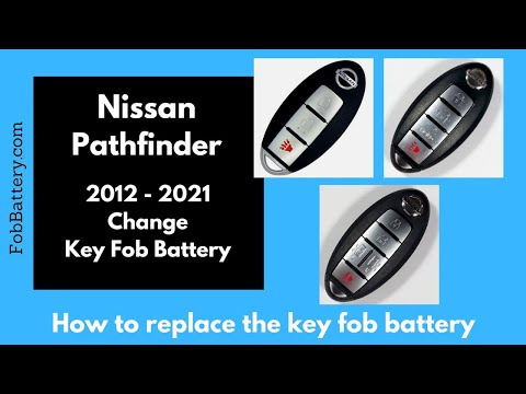 Nissan Pathfinder Key Fob Battery Replacement (2012 - 2022)