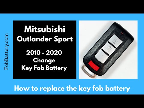 Mitsubishi Outlander Sport Key Fob Battery Replacement (2010 - 2020)