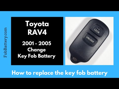 Toyota RAV4 Key Fob Battery Replacement (2001 - 2005)
