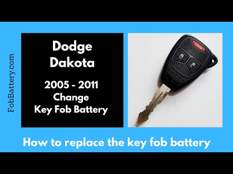 Dodge Dakota Key Fob Battery Replacement (2005 - 2011)