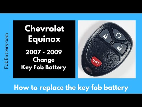 Chevrolet Equinox Key Fob Battery Replacement (2007 - 2009)