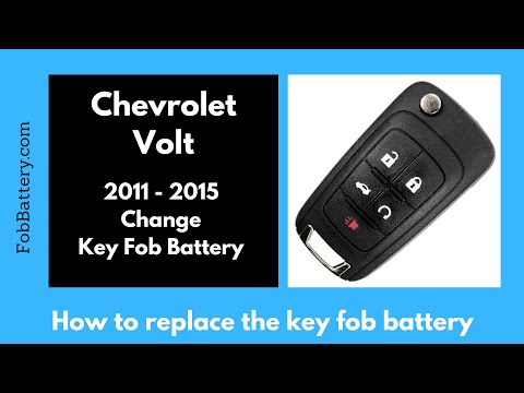 Chevrolet Volt Key Fob Battery Replacement (2011 - 2015)