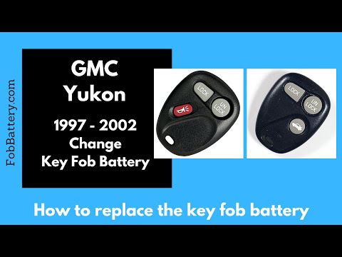 GMC Yukon Key Fob Battery Replacement (1997 - 2006)