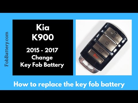 Kia K900 Key Fob Battery Replacement (2015 - 2017)