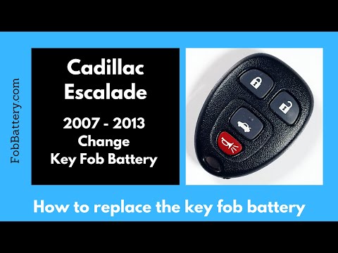 Cadillac Escalade Key Fob Battery Replacement (2007 - 2013)