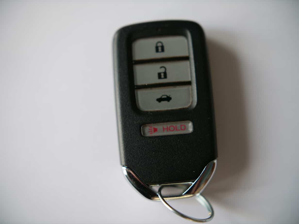 honda fob rounded silver rectangle buttons 3