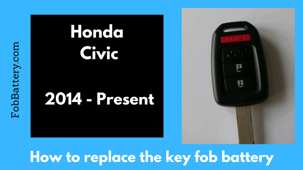 Honda civic key fob battery replacement.