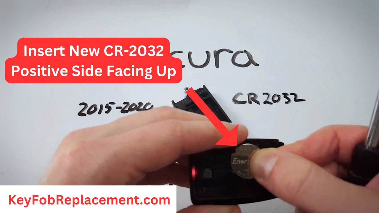 Insert new CR-2032 battery