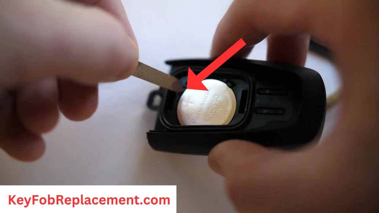F-150 Smart Key Fob Use clipper to remove battery