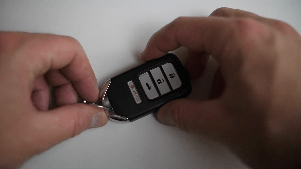 Honda Accord key fob battery replaced