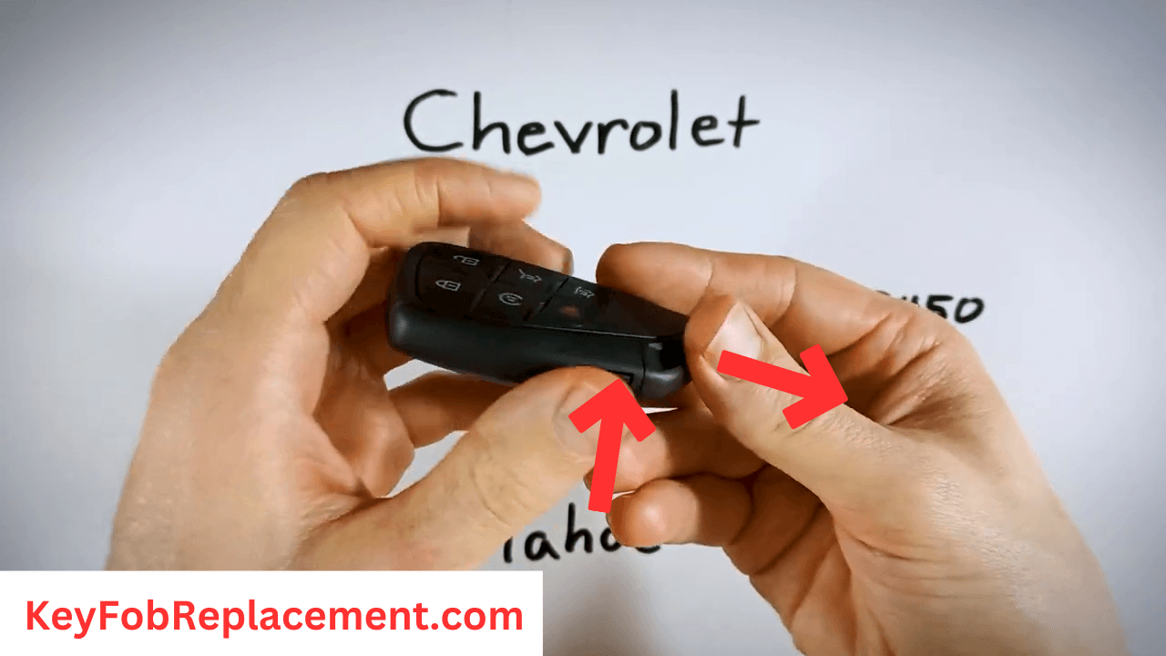 Chevrolet Tahoe Flip, hold, pull internal key