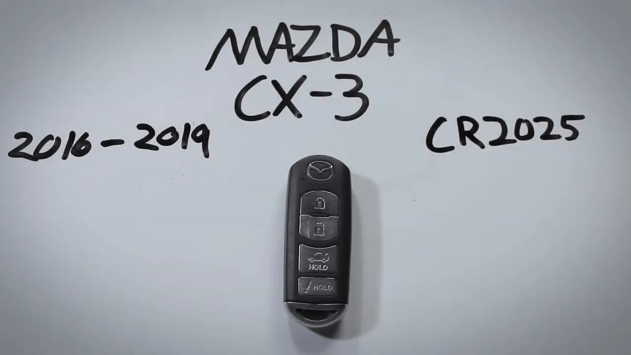 Final Image Mazda CX-3 Key