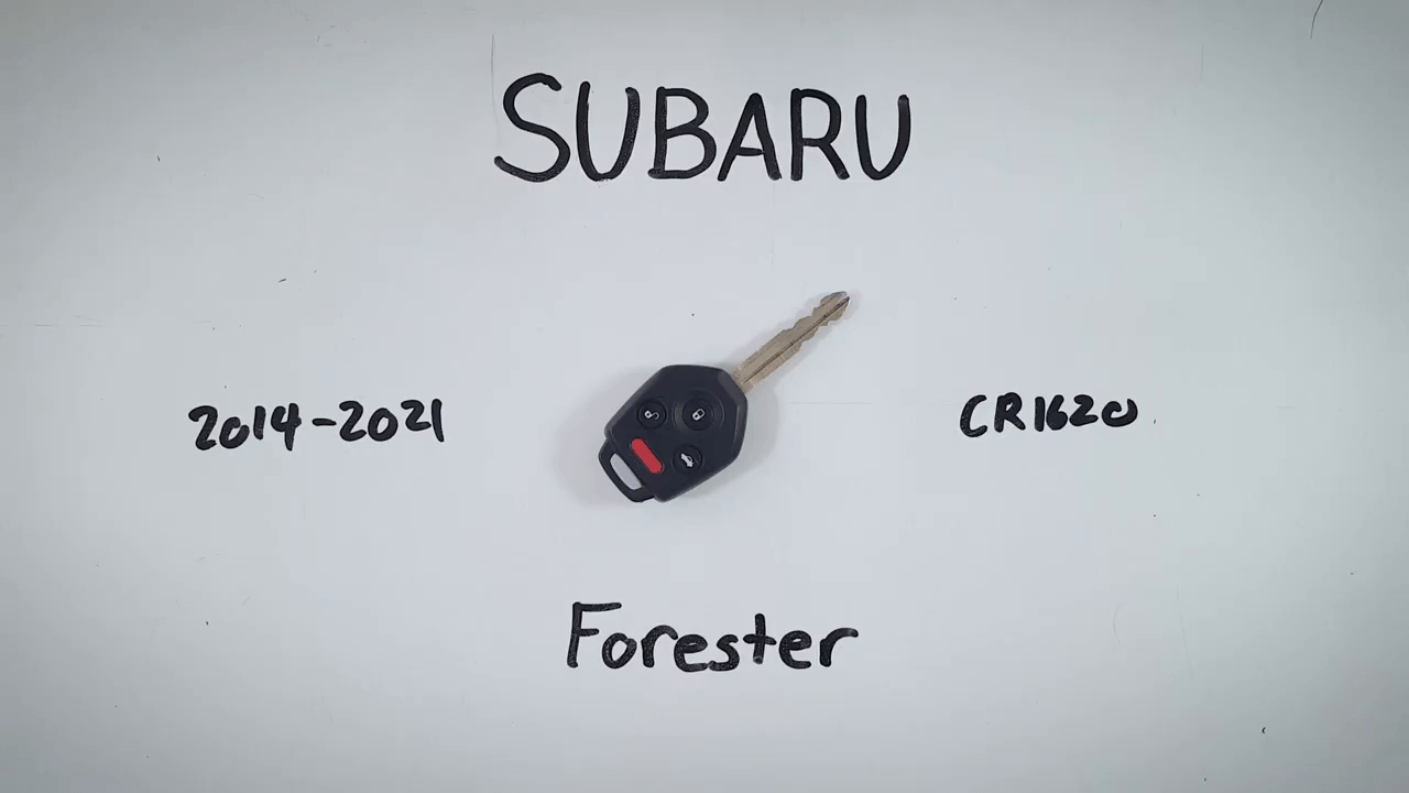 Final Image Subaru Forester Fob