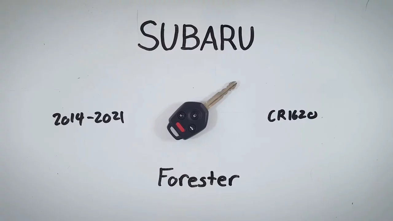 Final Image Subaru Forester Fob