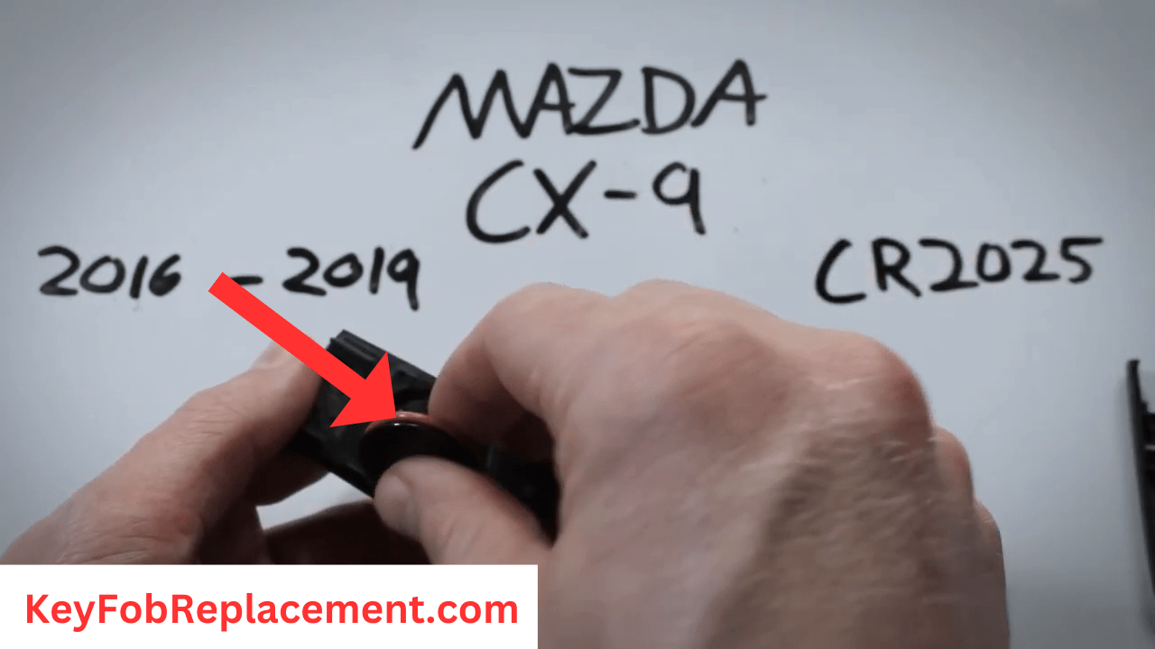 Mazda CX9 Key Remove battery cap
