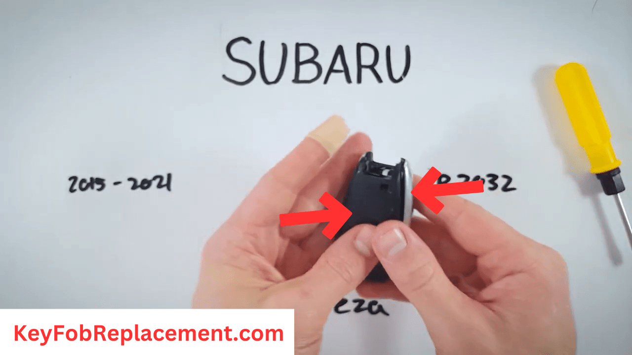 Subaru Impreza Silver Sides Reassemble device and internal key