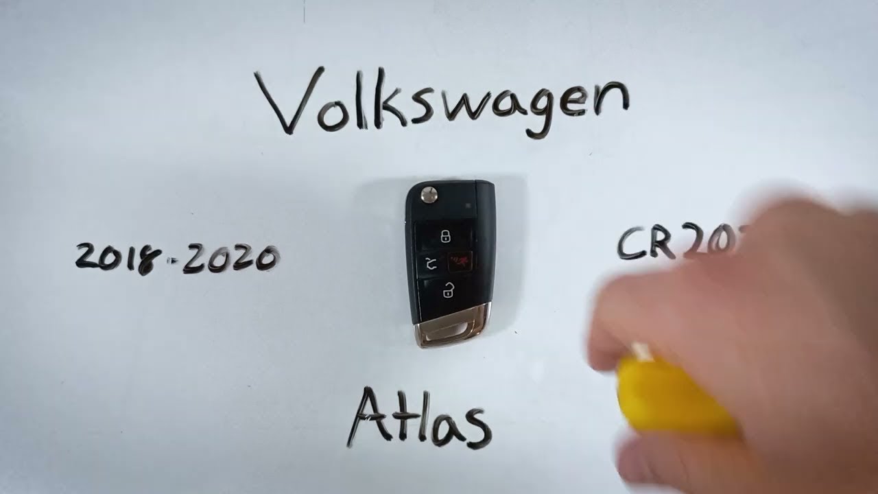 How to Change the Battery in a Volkswagen Atlas Key Fob
