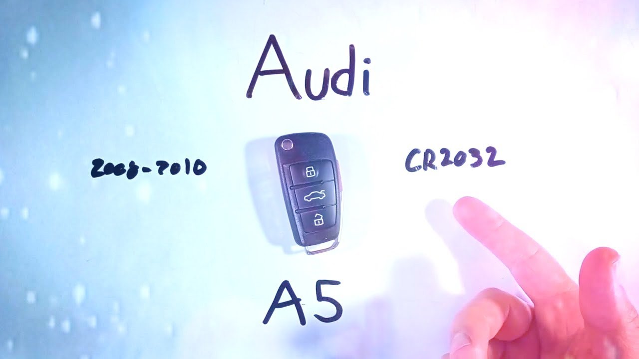 How to Replace the Battery in Your Audi A5 Key Fob (2008 - 2010)