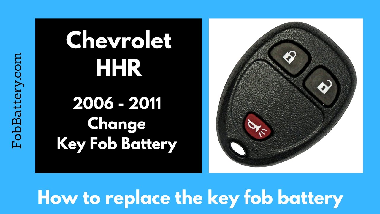 Chevrolet HHR Key Fob Battery Replacement Guide (2006 – 2011)